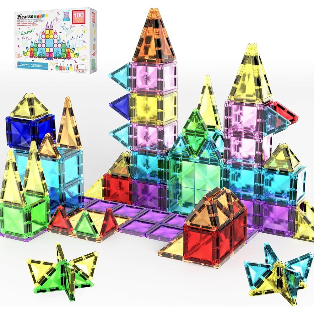 BLOQUES MAGNÉTICOS MINI DIAMANTE PICASSOTILES - 1
