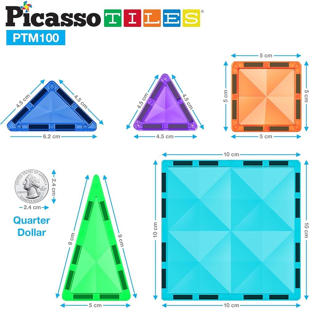 BLOQUES MAGNÉTICOS MINI DIAMANTE PICASSOTILES - 3