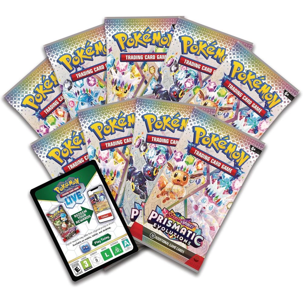 JUEGO DE CARTAS POKÉMON TCG SCARLET Y VIOLET PRISMATIC EVOLUTIONS ELITE TRAINER BOX (INGLÉS) - 3