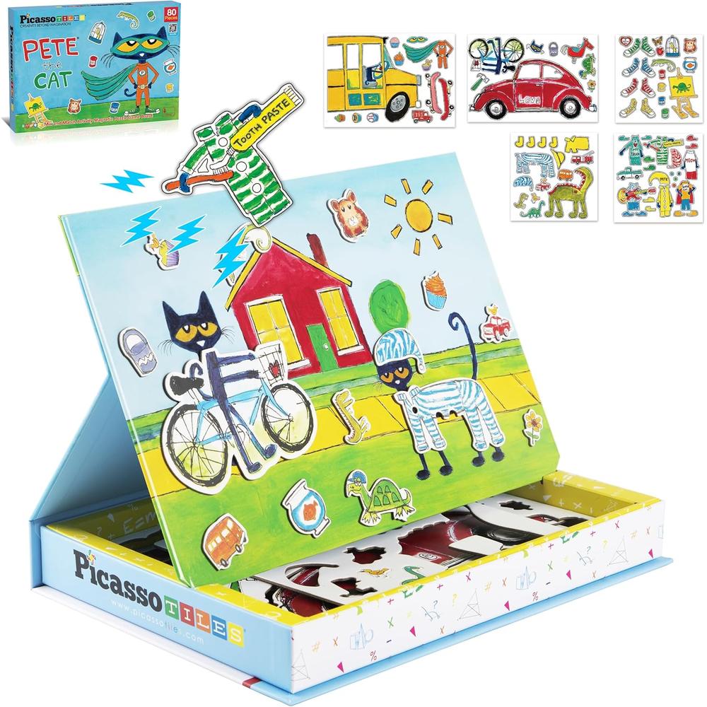 JUEGO MAGNÉTICO PETE THE CAT PTC02 PICASSOTILES - 1