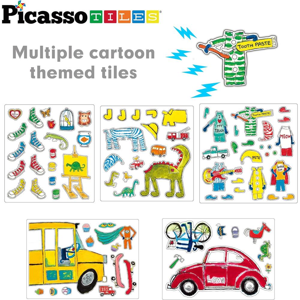 JUEGO MAGNÉTICO PETE THE CAT PTC02 PICASSOTILES - 3