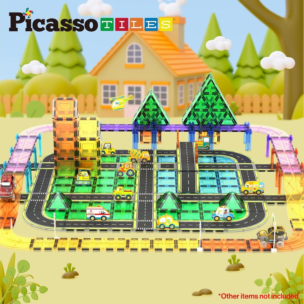 BLOQUES MAGNÉTICOS PISTAS VEHÍCULOS PTE16 PICASSOTILES - 2
