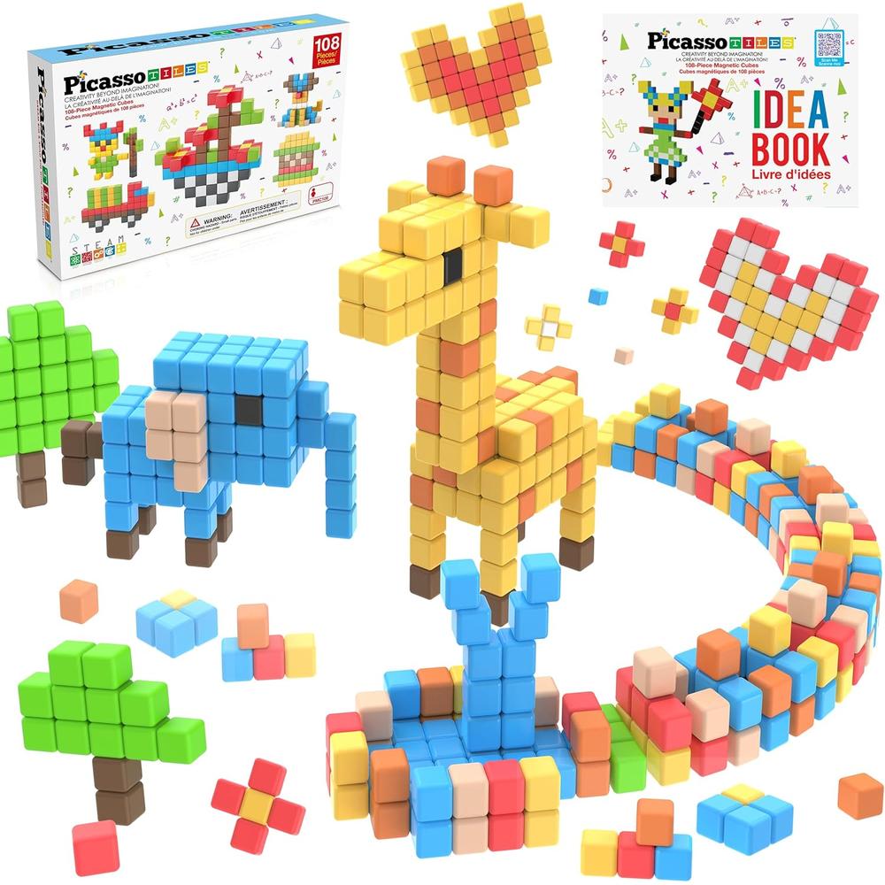 CUBOS MAGNÉTICOS ANIMALES PICASSOTILES - 1