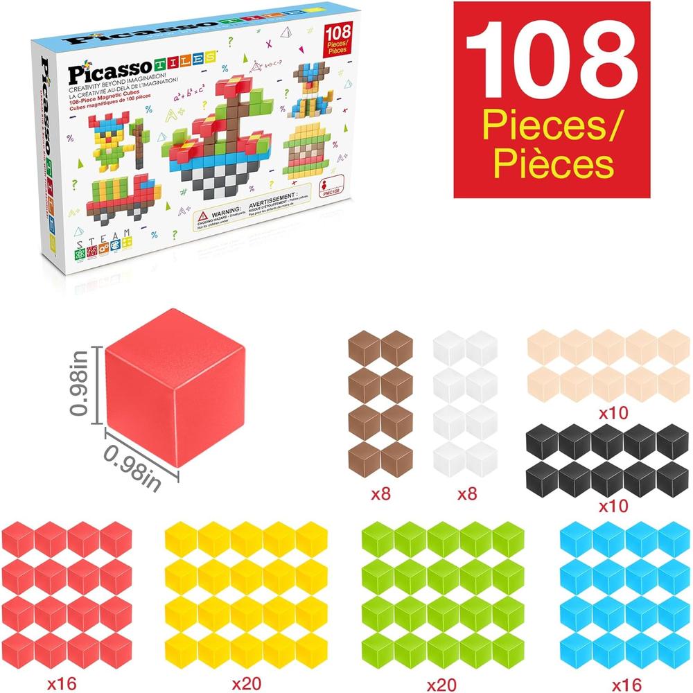 CUBOS MAGNÉTICOS ANIMALES PICASSOTILES - 3