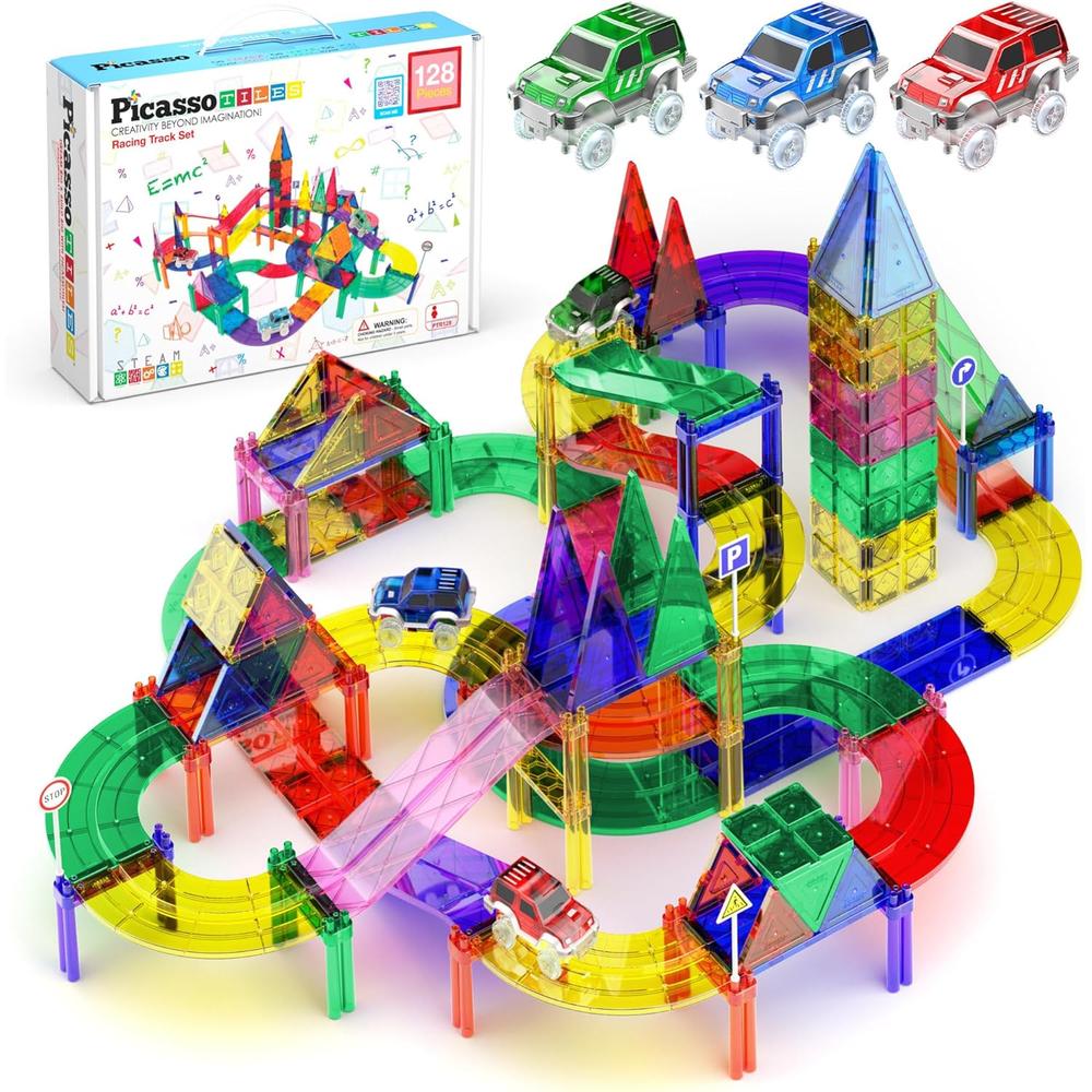 PISTA CARRERAS MAGNÉTICA AUTOS PICASSOTILES - 1