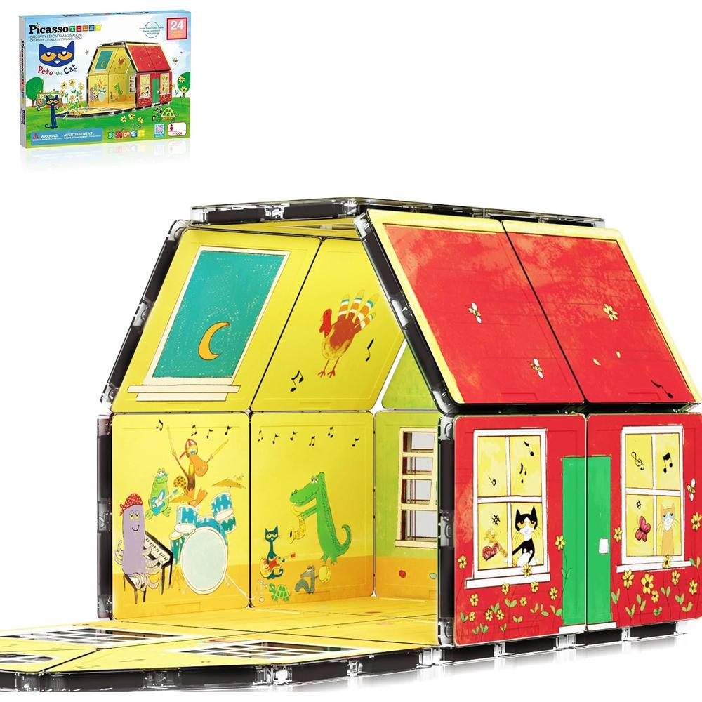 BLOQUES MAGNÉTICOS PETE THE CAT DOBLE CARA PICASSOTILES - 1