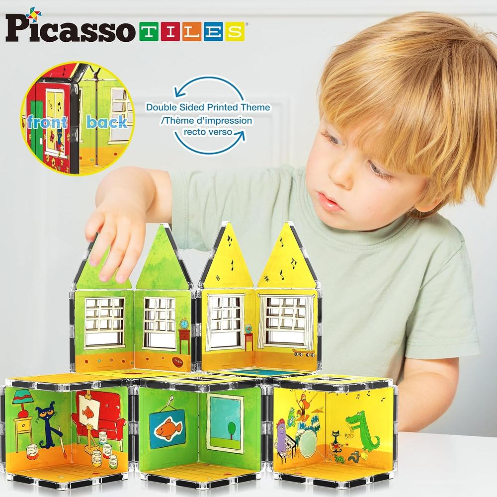 BLOQUES MAGNÉTICOS PETE THE CAT DOBLE CARA PICASSOTILES - 2