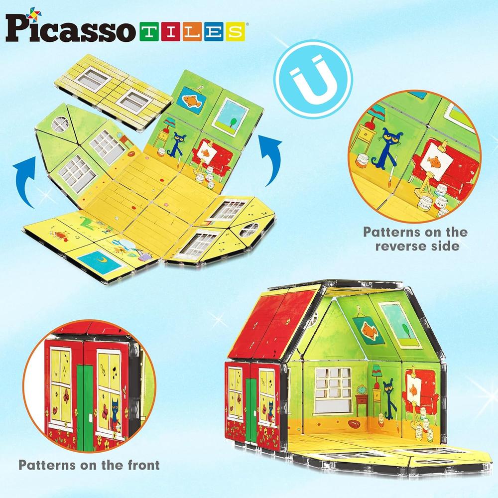 BLOQUES MAGNÉTICOS PETE THE CAT DOBLE CARA PICASSOTILES - 4