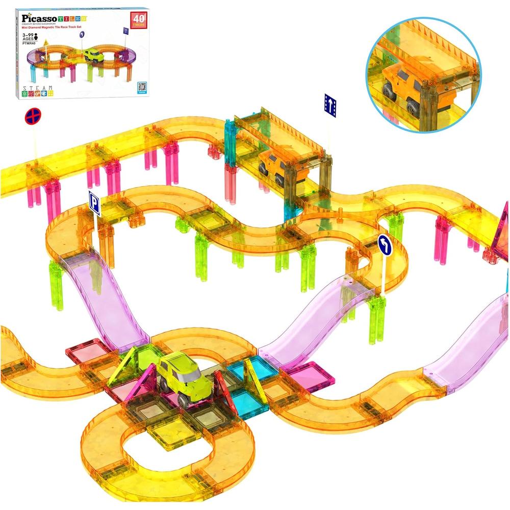 PISTA CARRERAS MAGNÉTICA VIAJE PICASSOTILES - 1