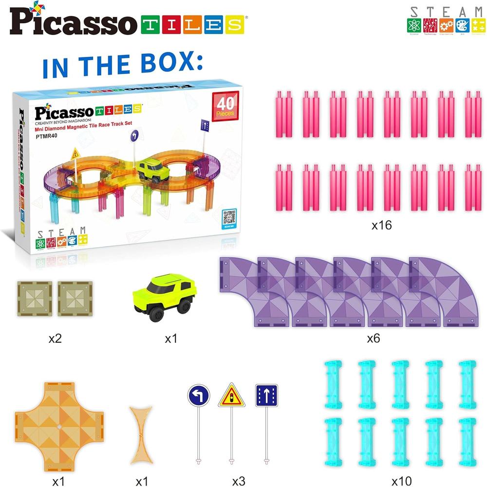 PISTA CARRERAS MAGNÉTICA VIAJE PICASSOTILES - 4