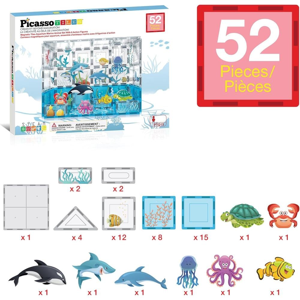 BLOQUES MAGNÉTICOS ACUARIO PTQ15 PICASSOTILES - 3