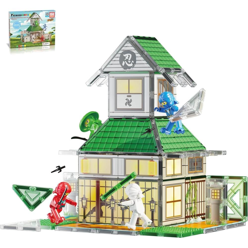 BLOQUES MAGNÉTICOS DOJO NINJA PTQ07 PICASSOTILES - 1