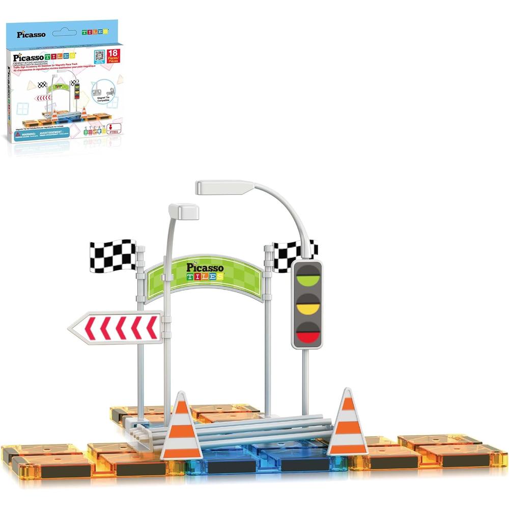 KIT DE CONSTRUCCIÓN PISTA CARRERAS PICASSOTILES - 1