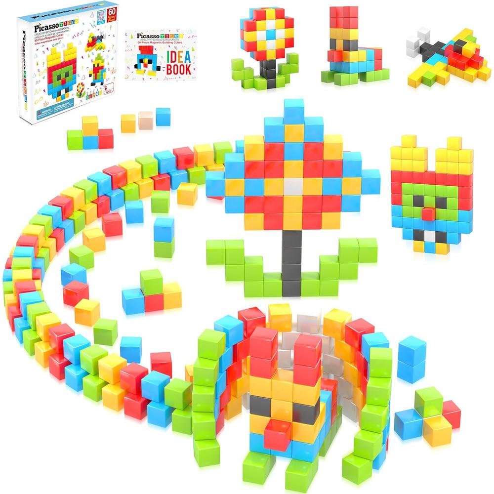 CUBOS MAGNÉTICOS 3D PMC60 PICASSOTILES - 1