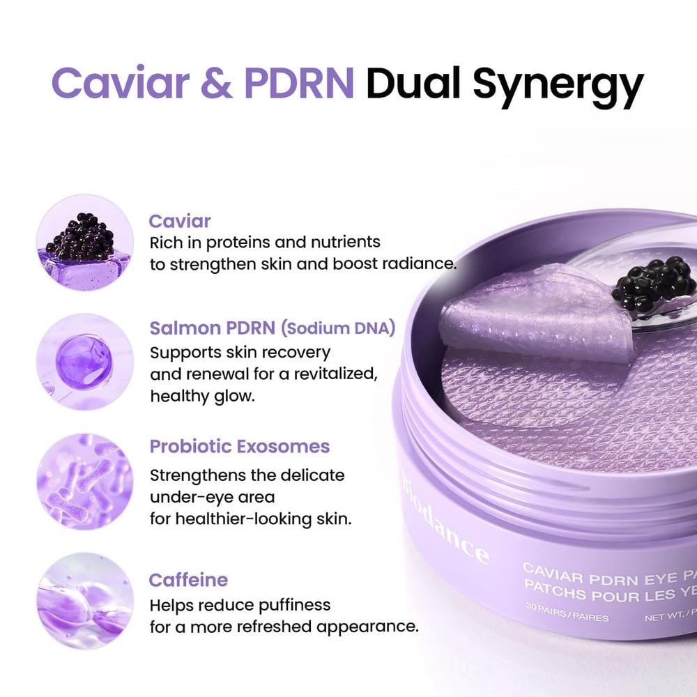 BIODANCE PARCHES PARA OJOS CAVIAR PDRN 30 PARES - 6