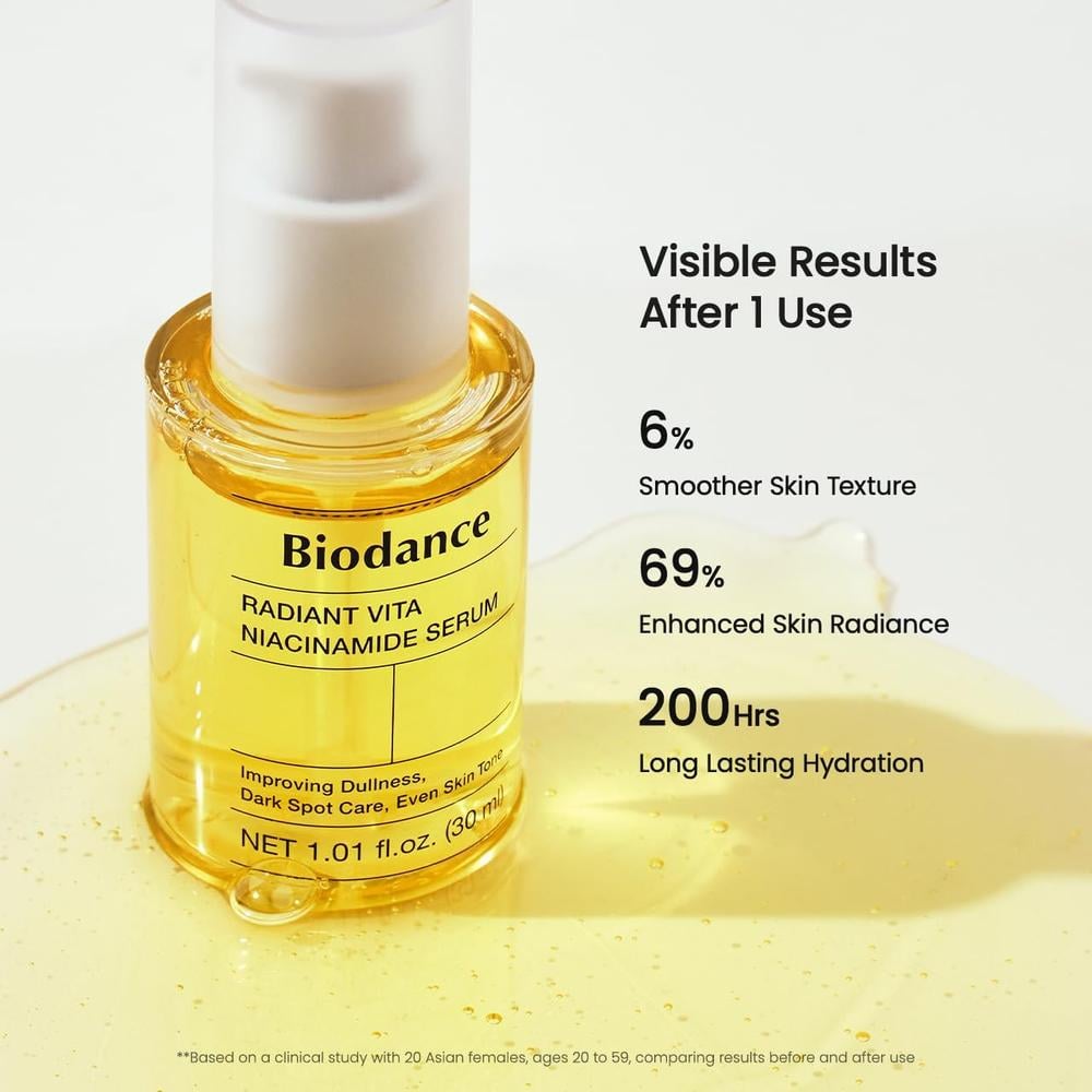 BIODANCE SUERO RADIANT VITA NIACINAMIDA ILUMINADOR 1 OZ / 30 ML - 5