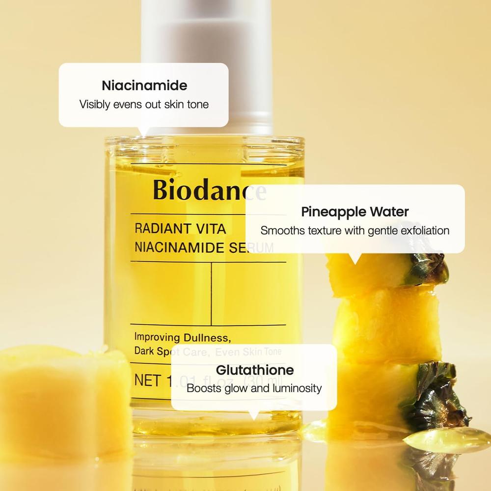 BIODANCE SUERO RADIANT VITA NIACINAMIDA ILUMINADOR 1 OZ / 30 ML - 6