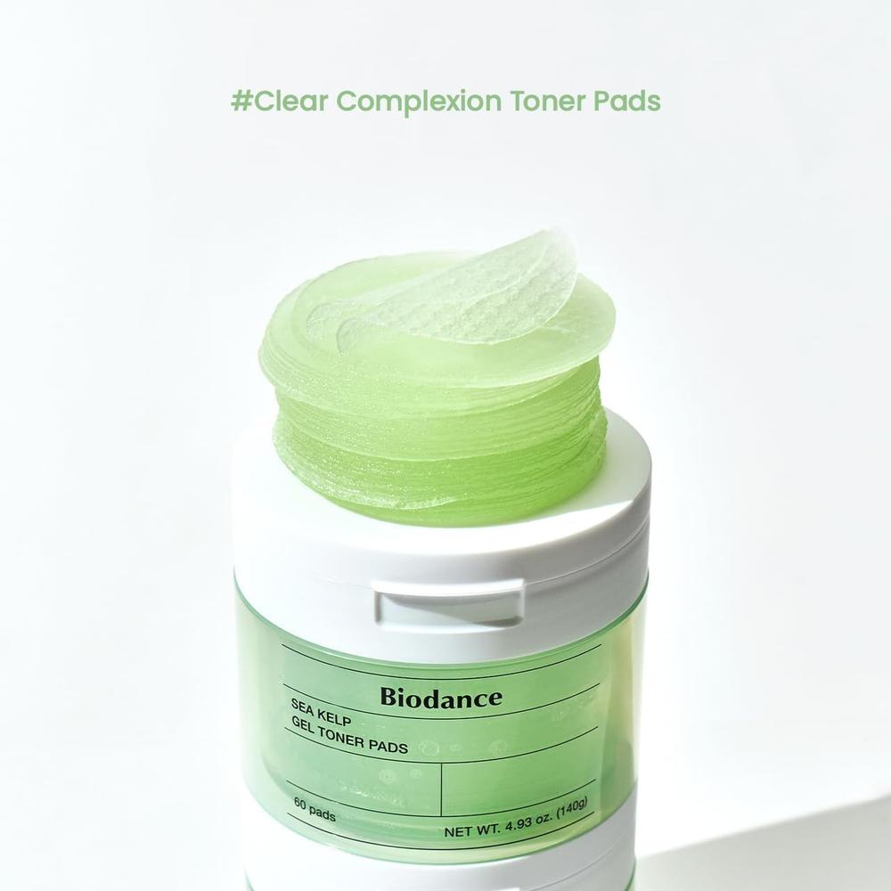 PACK 2 BIODANCE ALMOHADILLAS TÓNICAS NIACINAMIDA Y ALGAS 60 UND C/U - 3
