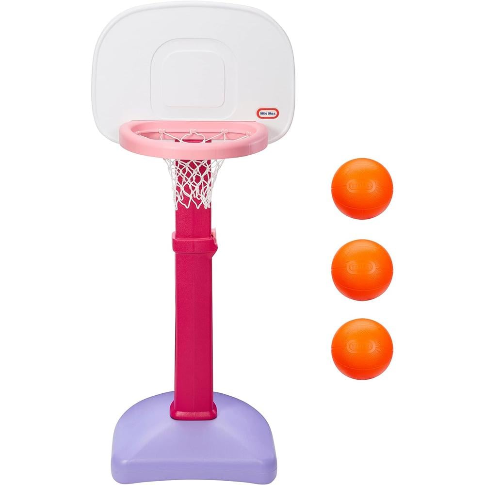 CANASTA DE BALONCESTO LITTLE TIKES EASY SCORE ROSA - 1