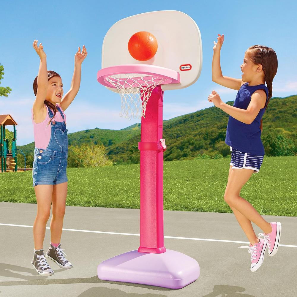 CANASTA DE BALONCESTO LITTLE TIKES EASY SCORE ROSA - 2