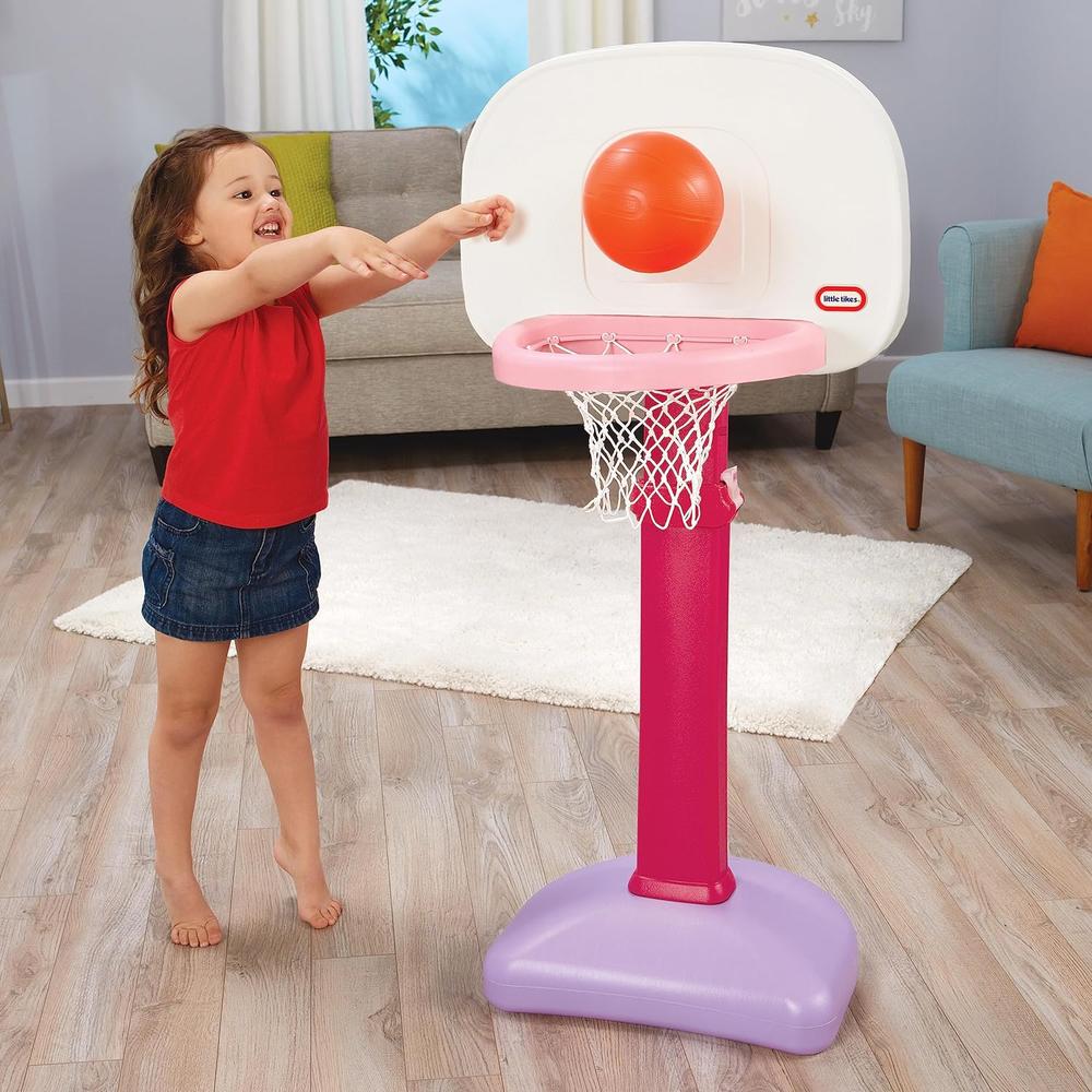 CANASTA DE BALONCESTO LITTLE TIKES EASY SCORE ROSA - 6