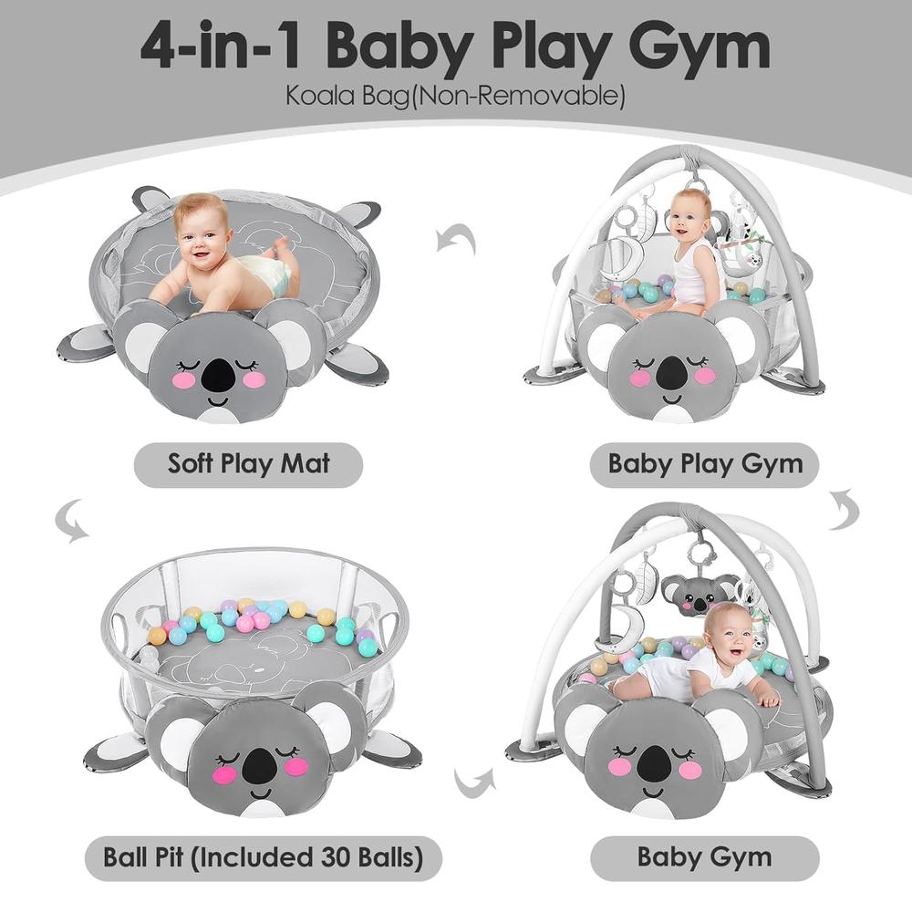 GIMNASIO DE ACTIVIDADES PARA BEBÉS 4 EN 1 DEARLOMUM | KOALA - 2