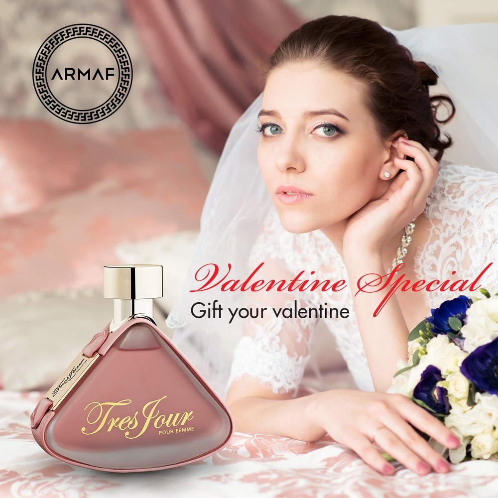 PERFUME ARMAF TRES JOUR EDP MUJER 3.4 OZ / 100 ML - 5