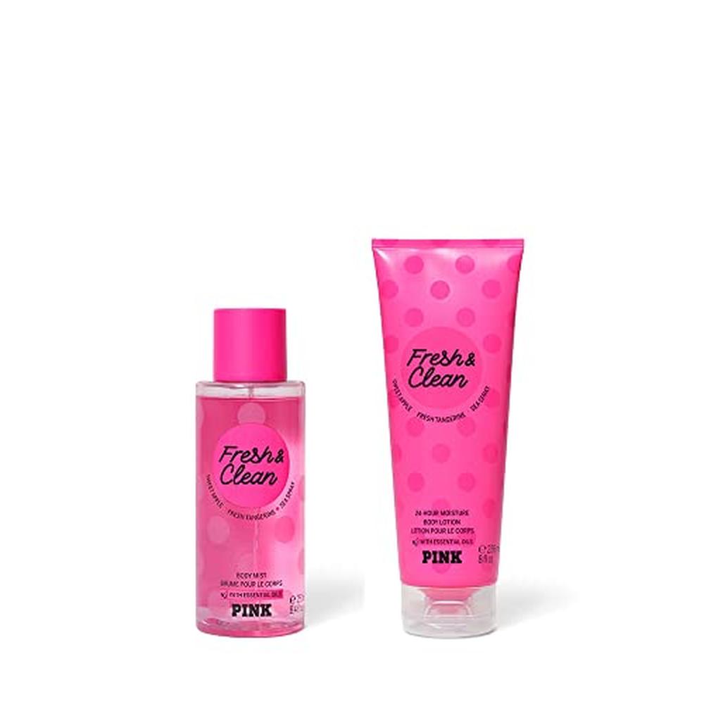 SET FRESH Y CLEAN MIST Y LOTION VICTORIA SECRET PINK MUJER 2PZS - 1