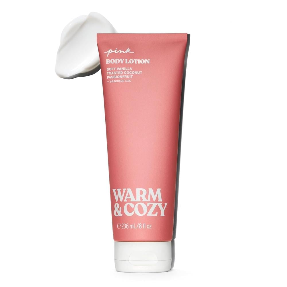 BODY LOTION PINK WARM Y COZY VICTORIA SECRET PINK MUJER 8 OZ / 236 ML - 1
