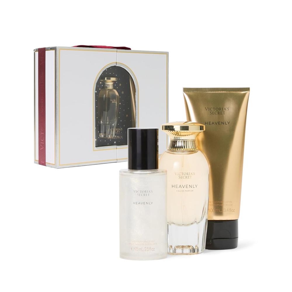 SET HEAVENLY EAU DE PARFUM GIFT VICTORIA SECRET MUJER 3PZS 1.7 OZ / 50 ML - 1