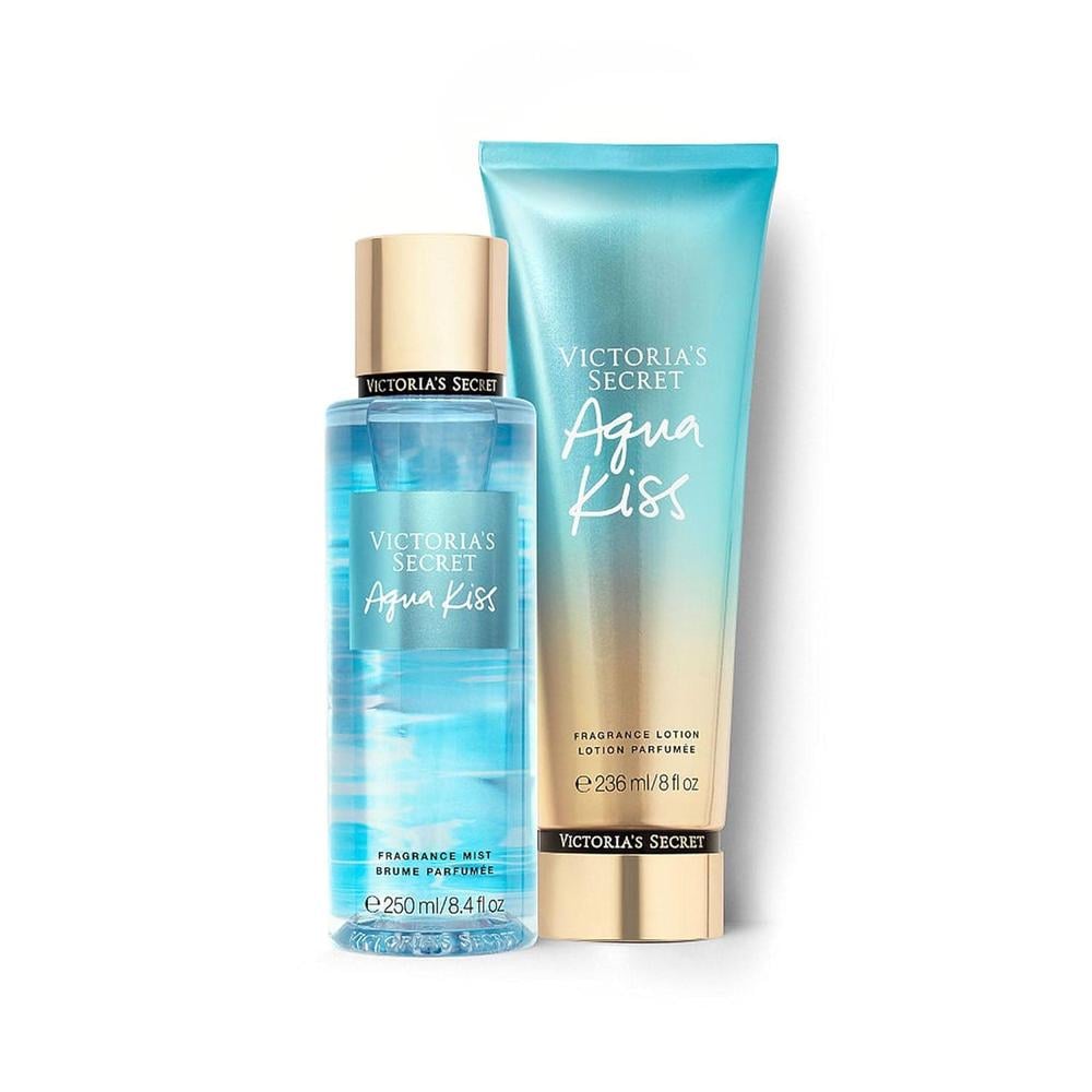 SET AQUA KISS MIST Y LOTION VICTORIA SECRET MUJER 2PZS - 1