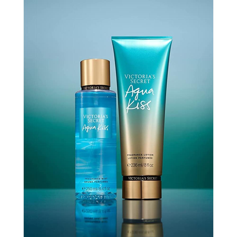SET AQUA KISS MIST Y LOTION VICTORIA SECRET MUJER 2PZS - 6