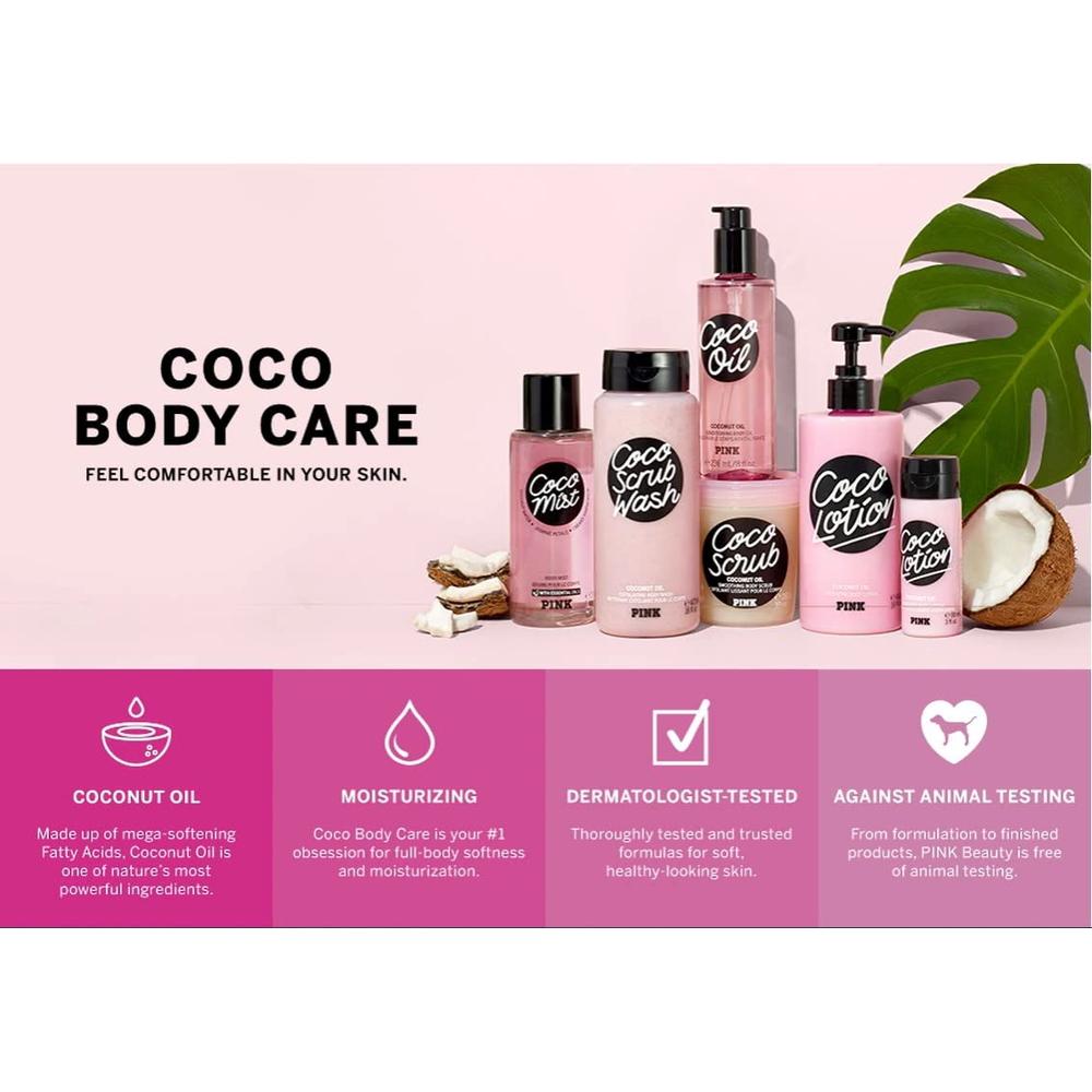 BODY COCO SCRUB WASH PINK VICTORIA SECRET MUJER 16 OZ / 473 ML - 5