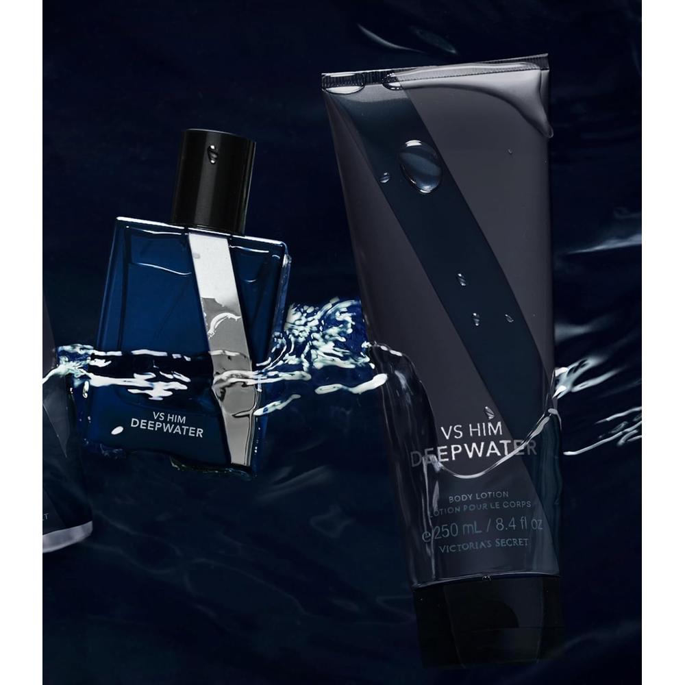 BODY LOTION VS HIM DEEPWATER VICTORIA SECRET HOMBRE 8.4 OZ / 250 ML - 6