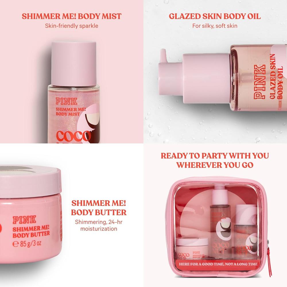 SET PINK COCONUT VICTORIA SECRET MUJER - 5
