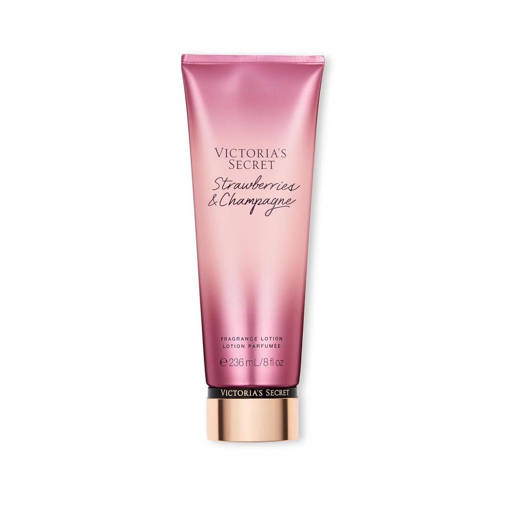 BODY LOTION STRAWBERRIES Y CHAMPAGNE VICTORIA SECRET MUJER 8 OZ / 236 ML - 1