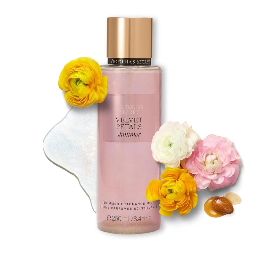 BODY MIST VELVET PETALS SHIMMER VICTORIA SECRET MUJER 8.4 OZ / 250 ML - 1