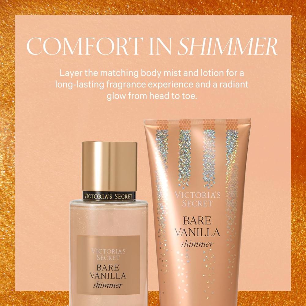 BODY MIST BARE VANILLA SHIMMER VICTORIA SECRET MUJER 8.4 OZ / 250 ML - 5