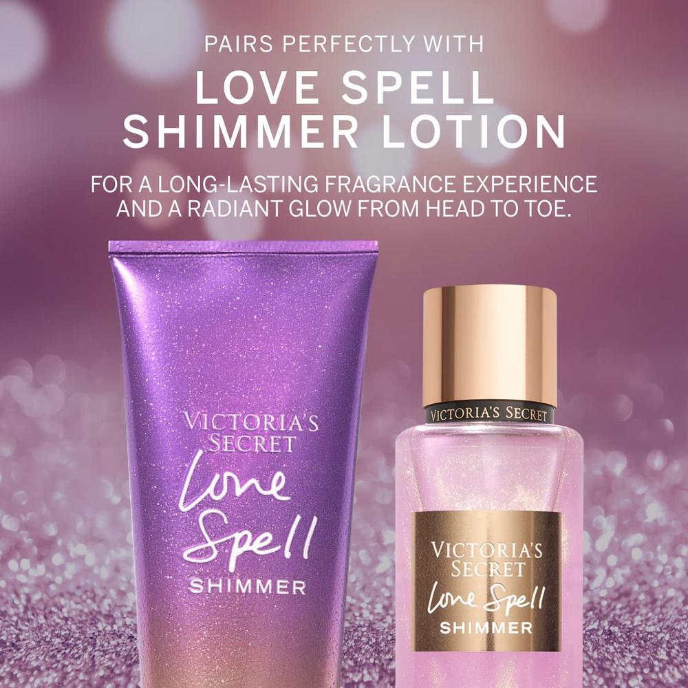 BODY MIST LOVE SPELL SHIMMER VICTORIA SECRET MUJER 8.4 OZ / 250 ML - 5