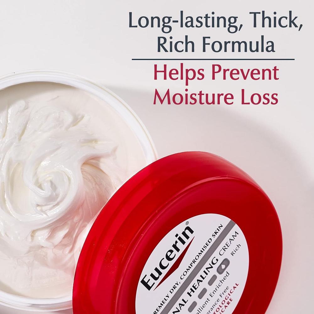 PACK 2 EUCERIN CREMA REPARADORA PARA PIEL SECA Y DAÑADA 16 OZ / 473 ML - 4