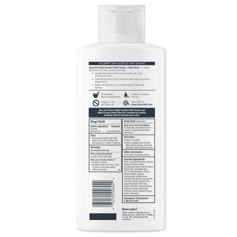 SET EUCERIN BABY GEL DE BAÑO Y CREMA ALIVIO DEL ECCEMA 400 ML Y 226 GR - 4