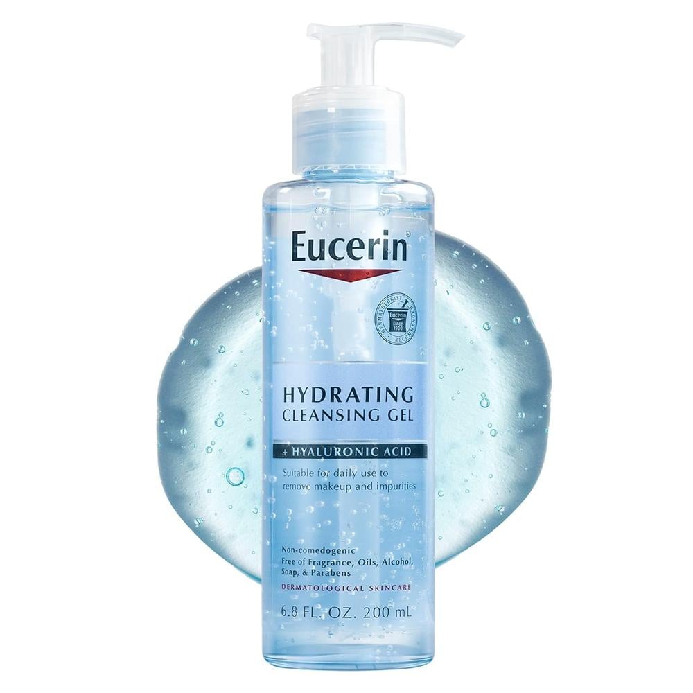 EUCERIN GEL LIMPIADOR FACIAL HIDRATANTE CON ÁCIDO HIALURÓNICO 6.8 OZ / 200 ML - 1