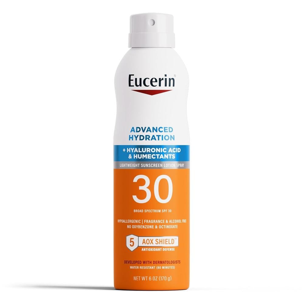 EUCERIN SUN ADVANCED HYDRATION SPF 30 PROTECTOR SOLAR EN SPRAY 6 OZ / 170 GR - 1