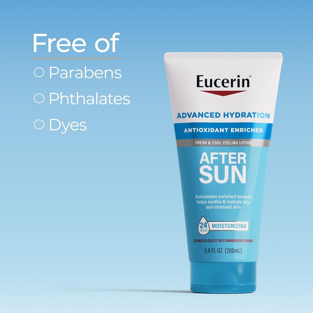 EUCERIN LOCIÓN AFTER SUN HIDRATANTE FACIAL Y CORPORAL 6.8 OZ / 200 ML - 1