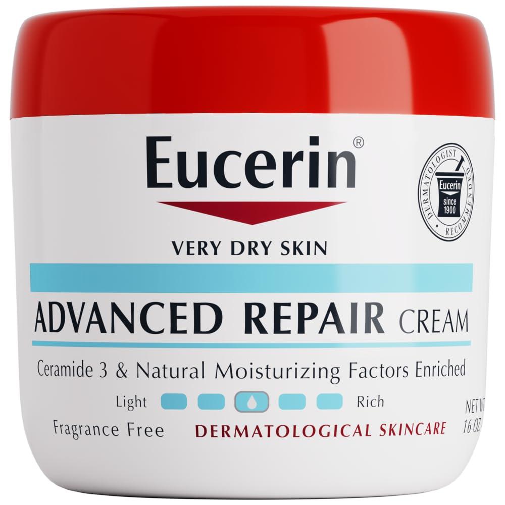 EUCERIN CREMA CORPORAL REPARADORA AVANZADA PARA PIEL MUY SECA 16 OZ - 1