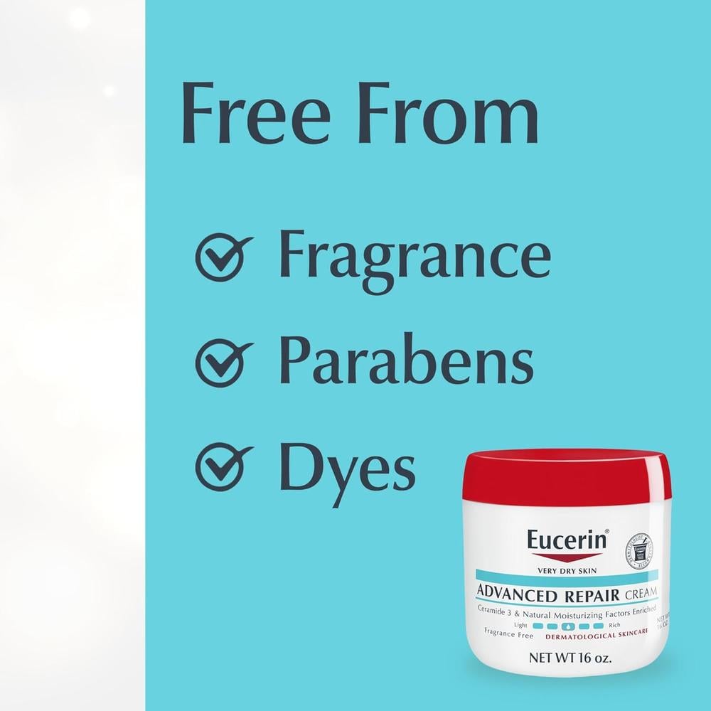 EUCERIN CREMA CORPORAL REPARADORA AVANZADA PARA PIEL MUY SECA 16 OZ - 6