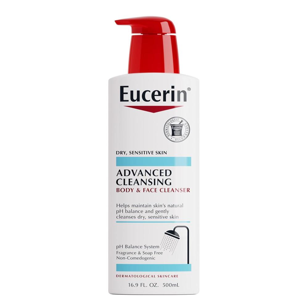 EUCERIN GEL LIMPIADOR FACIAL Y CORPORAL PARA PIEL SENSIBLE 500 ML - 1