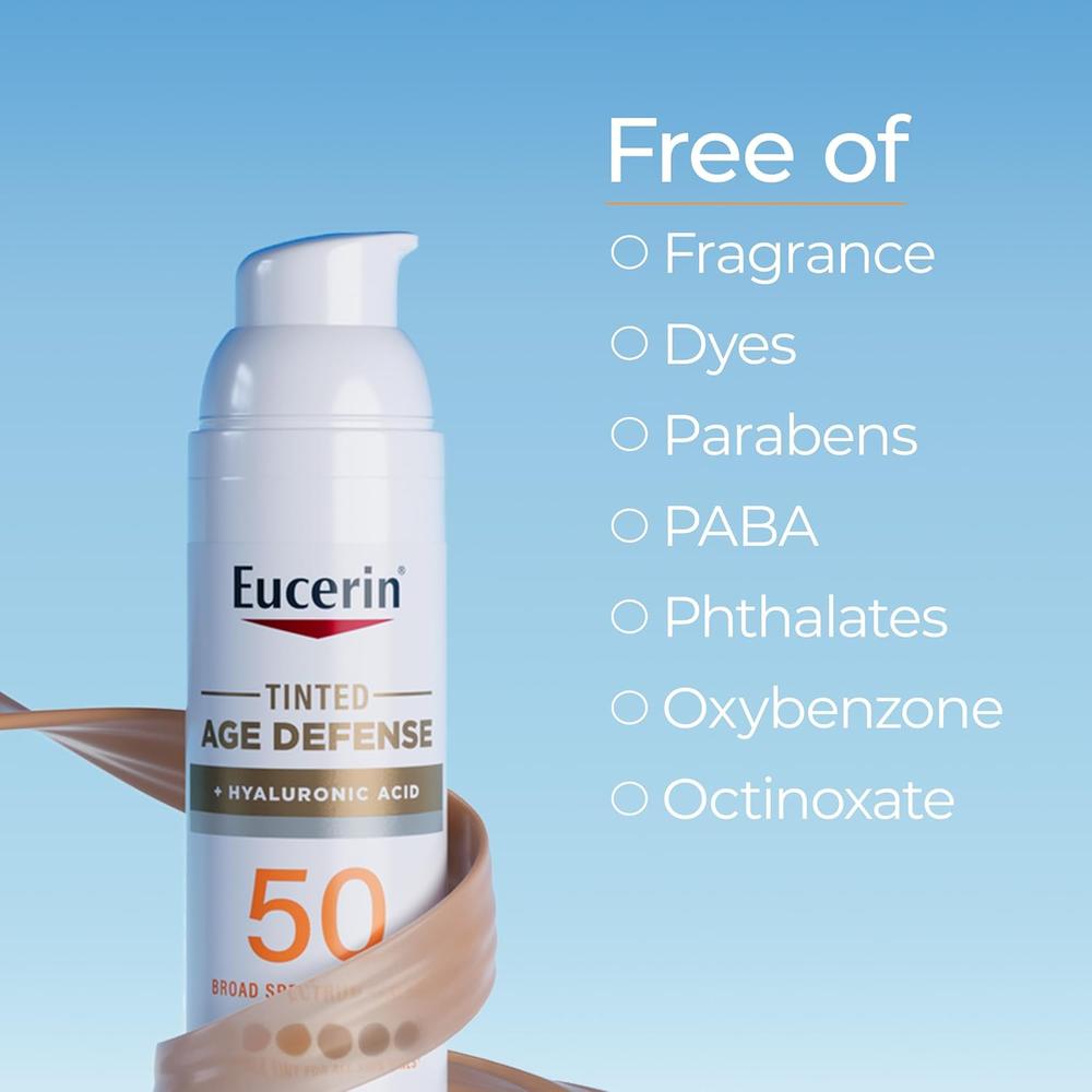 EUCERIN SUN SPF 50 LOCIÓN FACIAL CON COLOR 2.5 FL OZ / 75 ML - 6
