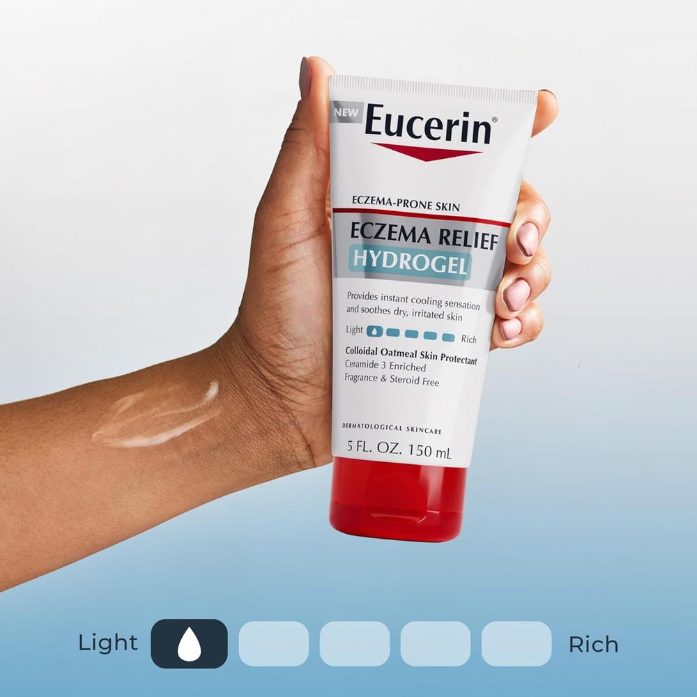 EUCERIN HIDROGEL ALIVIO DEL ECCEMA PARA PIEL SECA 5 FL OZ / 150 ML - 6