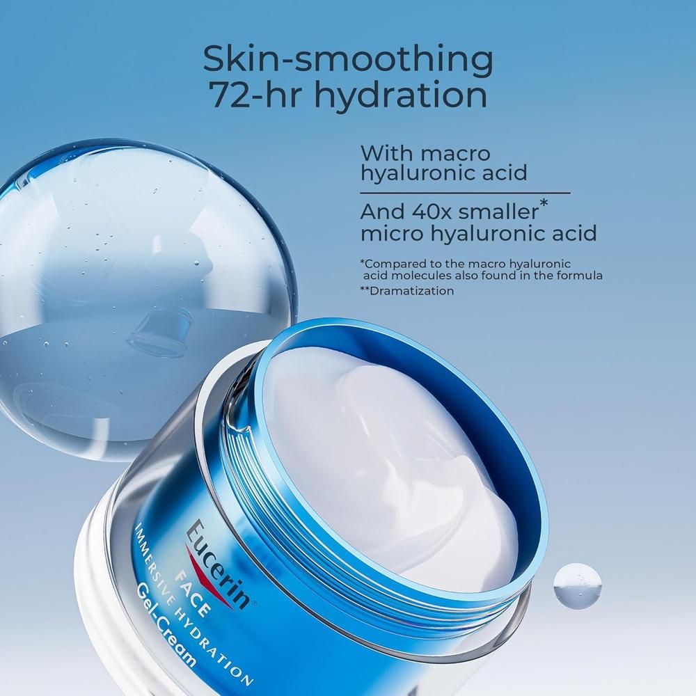 EUCERIN CREMA FACIAL EN GEL DE NOCHE HIDRATANTE CON ÁCIDO HIALURÓNICO 48 GR - 6